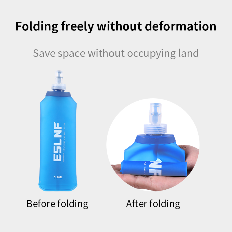 Hydration Pack Outdoor - 500 ml opvouwbare waterfles zachte fles