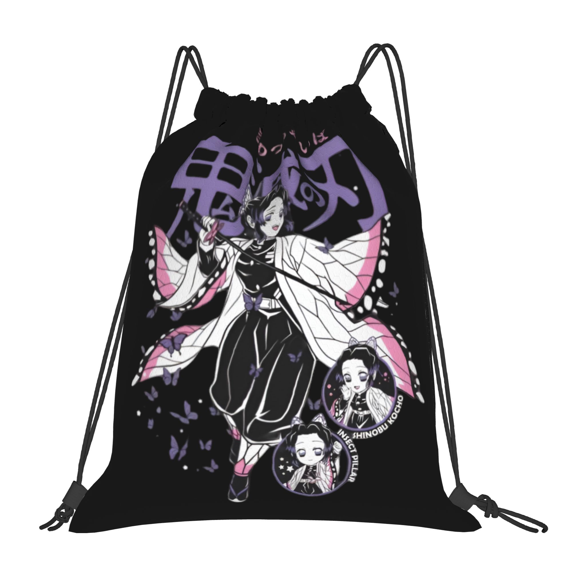 Drawstring Gym Bag - Aangepaste Demon Slayers-tassen met trekkoord Dames