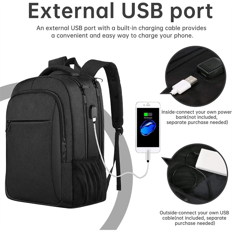 Anti-diefstal USB waterdichte  - Travel Backpack Anti Theft recensie en prijs