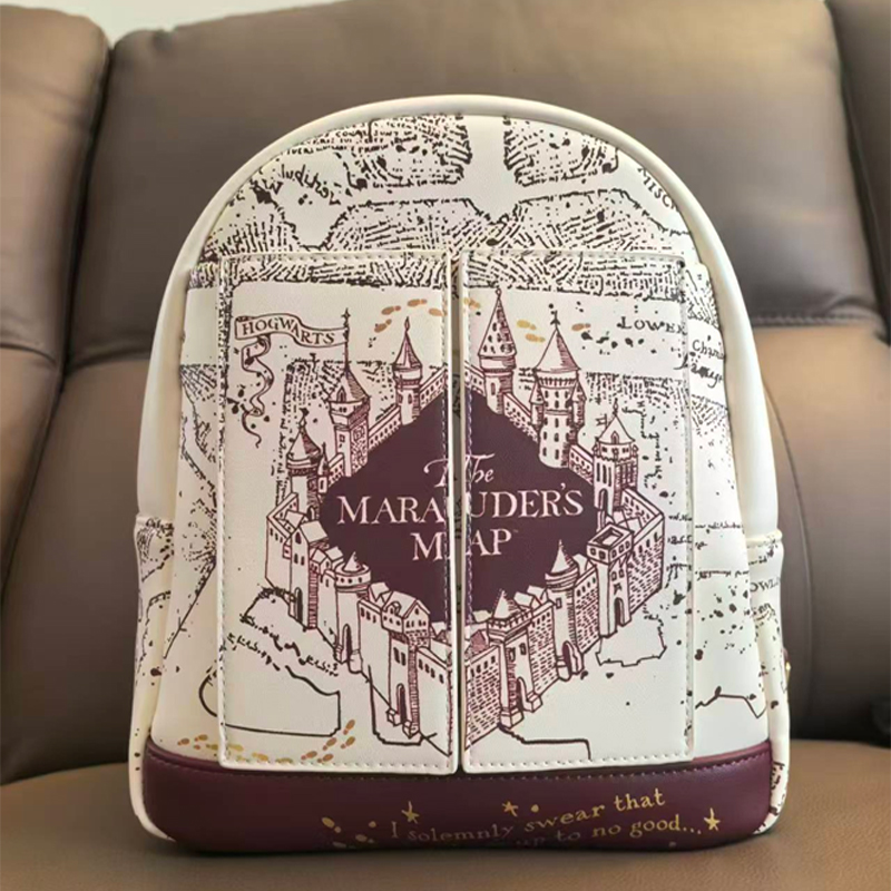 Harry Potter Kaart Geprint Cos - Fashion Backpack Women recensie en prijs