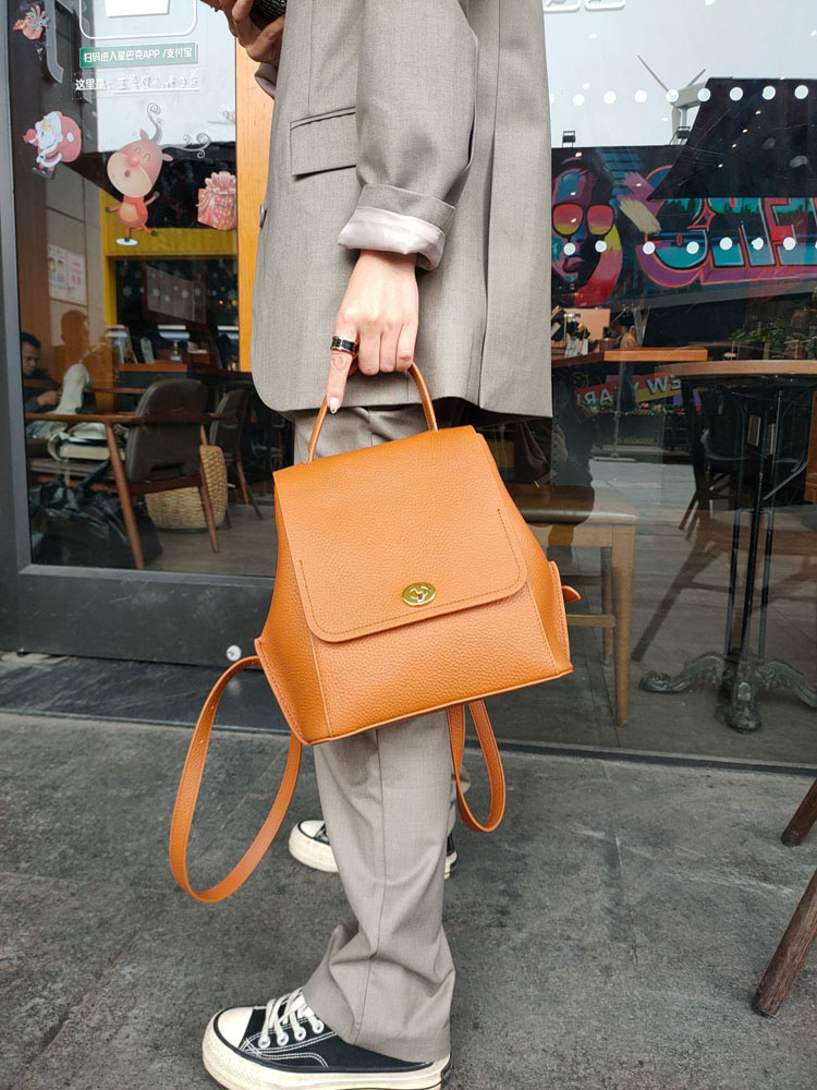 Echt lederen rugzak Dames Casu - Leather Backpack Vintage recensie en prijs