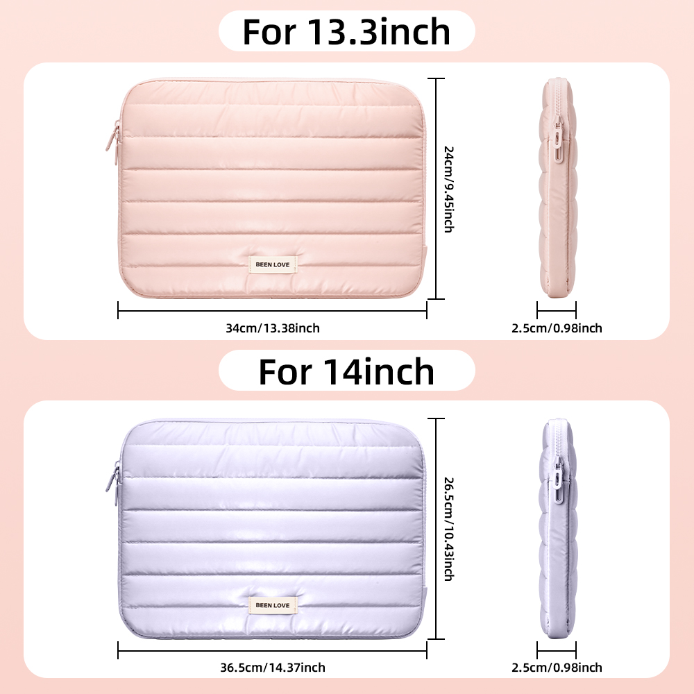 13/14 Inch Puffy Laptop Sleeve - Laptop Backpack 15.6 recensie en prijs