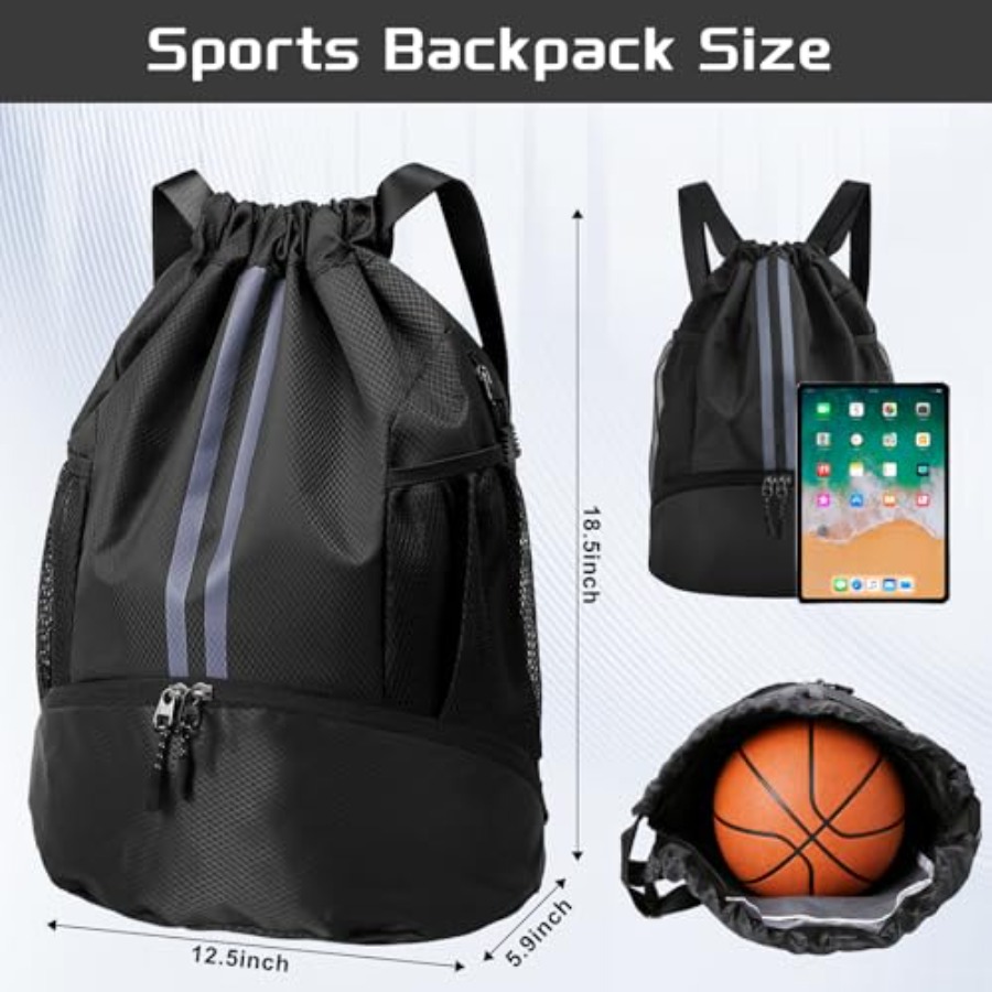 Sportrugzak met trekkoord en s - Drawstring Gym Bag recensie en prijs