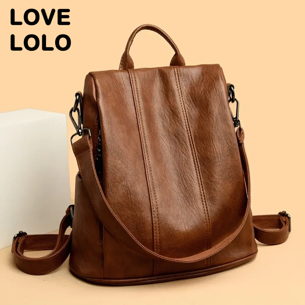 NIEUWE Anti-diefstal Laptop Ru - Leather Backpack Vintage recensie en prijs