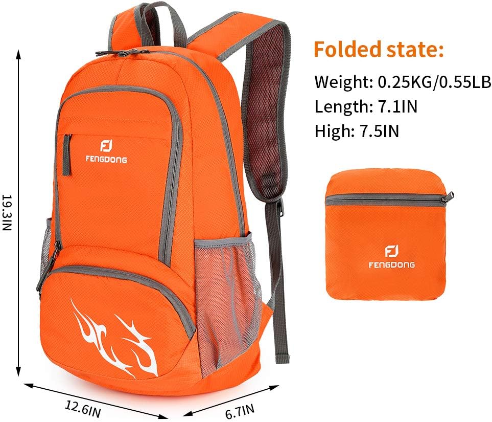FENGDONG 35L lichtgewicht opvo - Foldable Backpack Small recensie en prijs