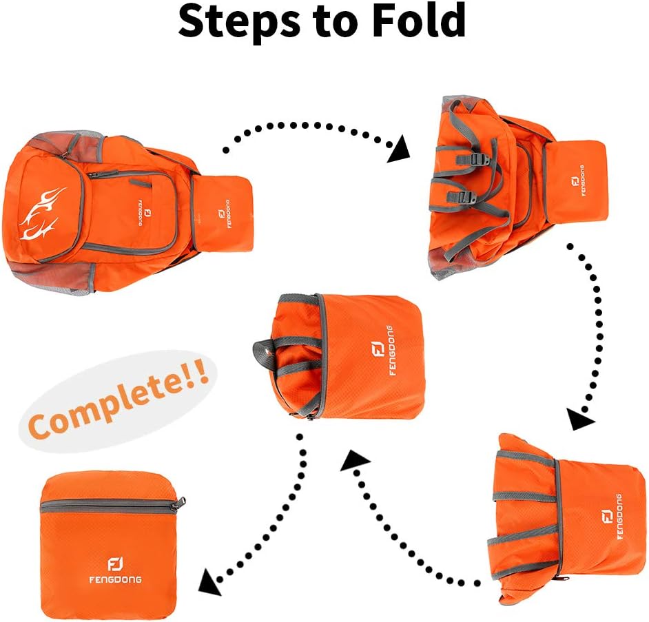 FENGDONG 35L lichtgewicht opvo - Foldable Backpack Small recensie en prijs